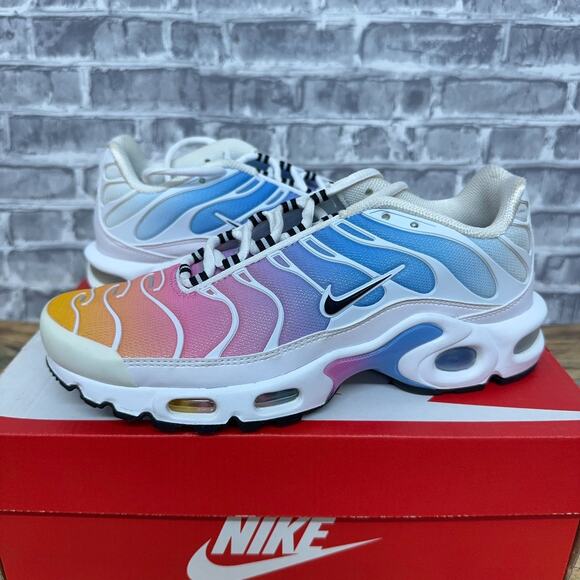 Nike Air Max Plus Summer Gradient White 605112-115 Womens Size 6.5 New Rare - Picture 1 of 9